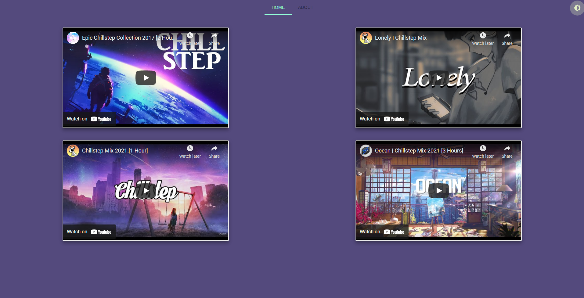 MoodChanger project screenshot