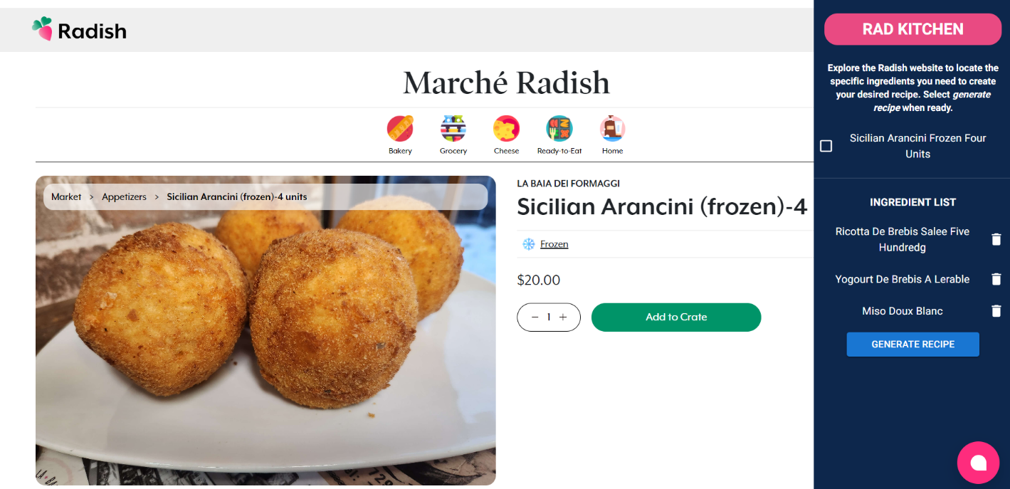Rad Kitchen project screenshot