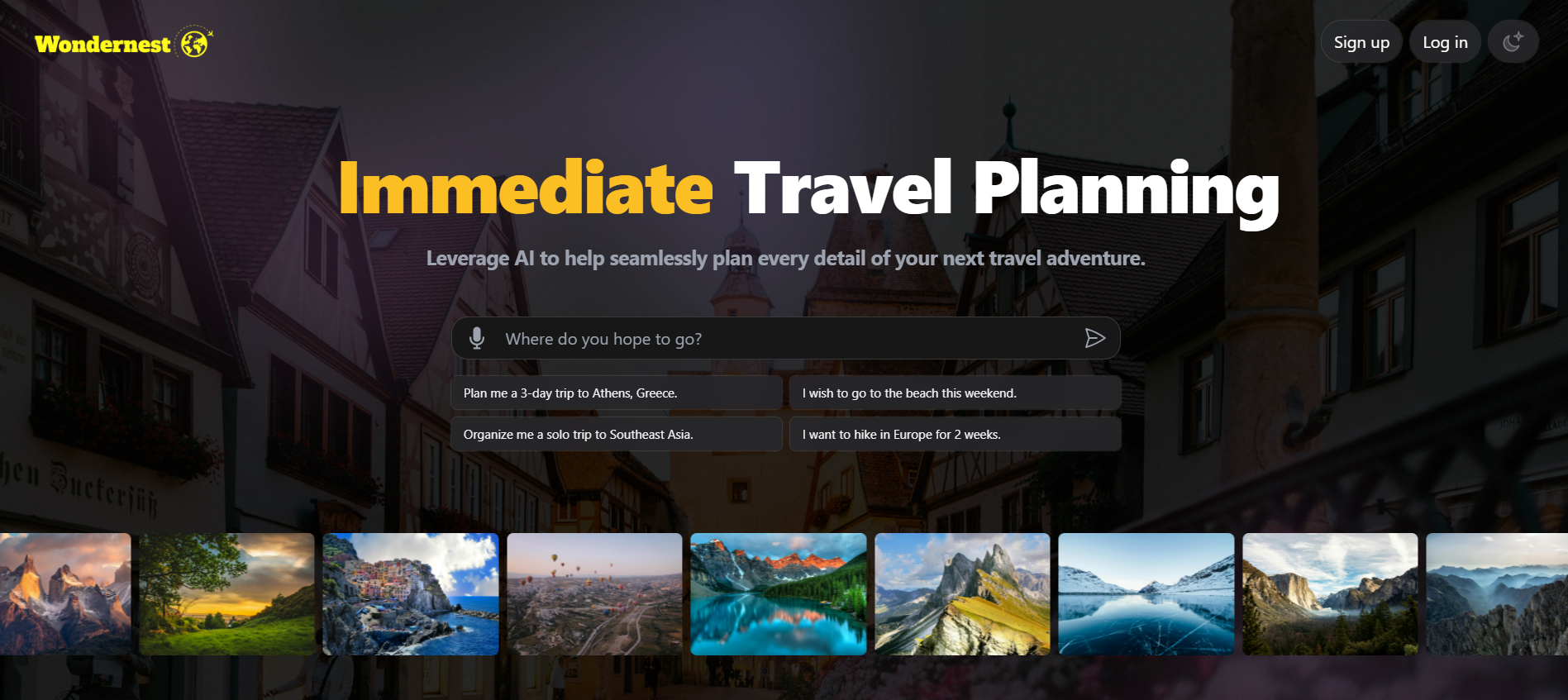 Wondernest project screenshot